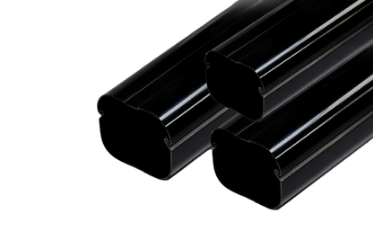 Trunking 2 Metre Length Black - 75mm 16 Pack Special Offer (75x64mm)